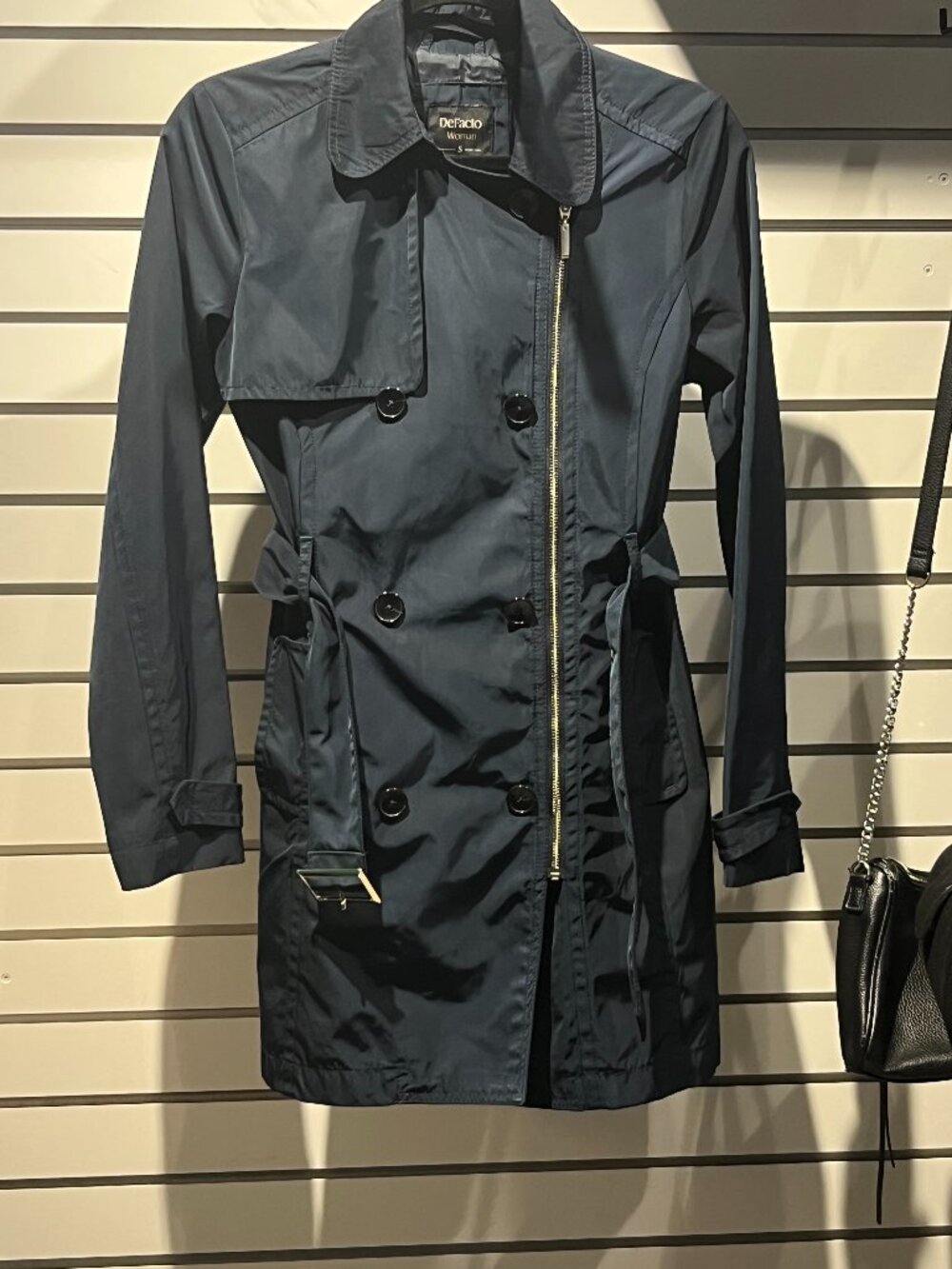 DeFacto Women's double breasted coat with belt